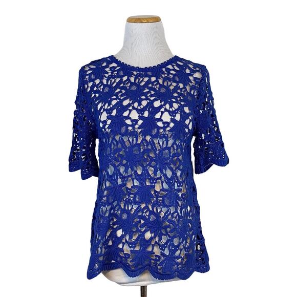 Velvet by Graham & Spencer Tops - Velvet by Graham & Spencer NWT Small Top Women "Kaylee" Crochet Overlet (5)